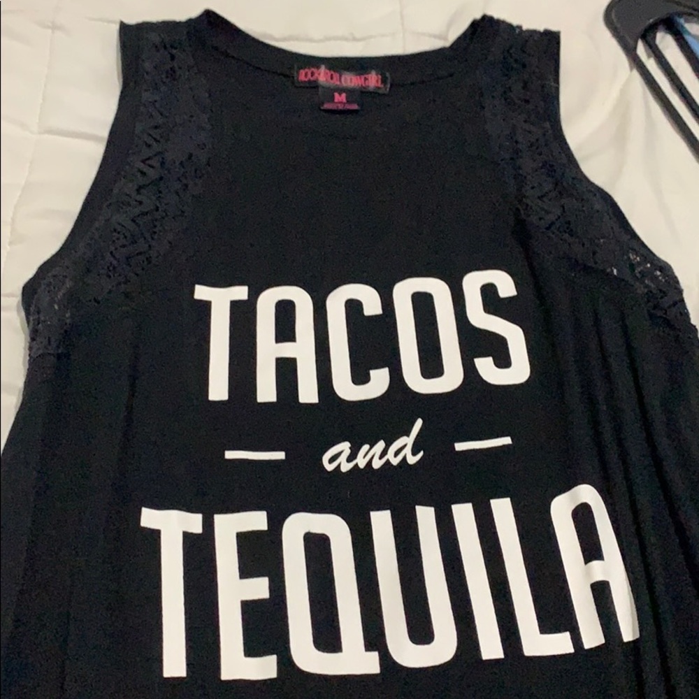 Black Tacos and Tequila Tank